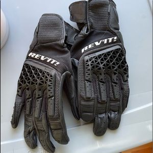 Rev’it womens black motorcycle gloves size medium